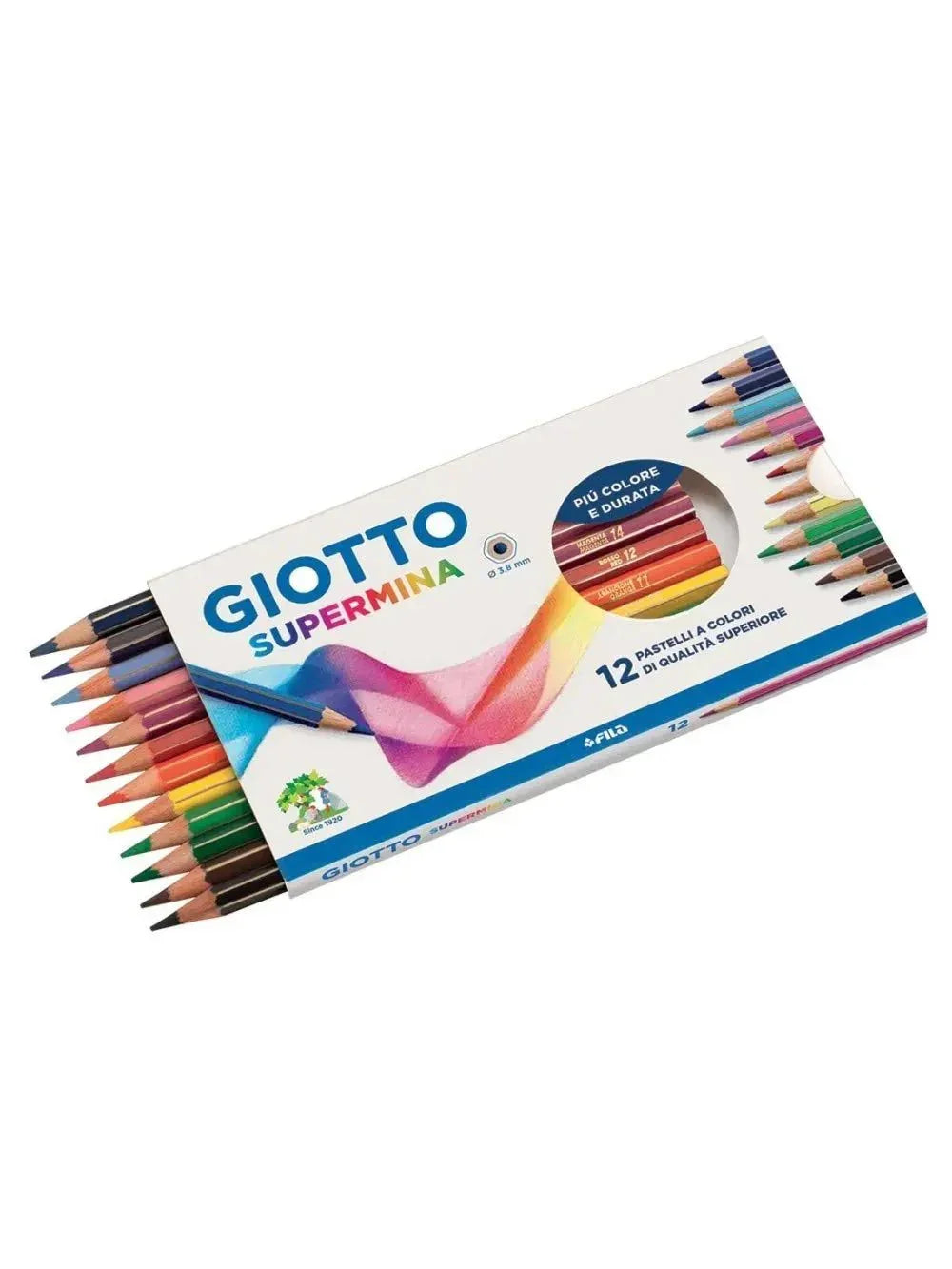 Pastelli Giotto Supermina 12 colori - Office Line