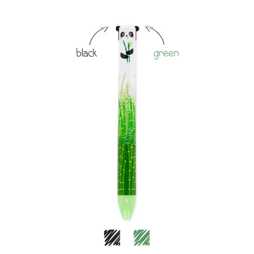 Penna a Due Colori Legami Click & Clack Panda – Doppio Inchiostro - Office Line