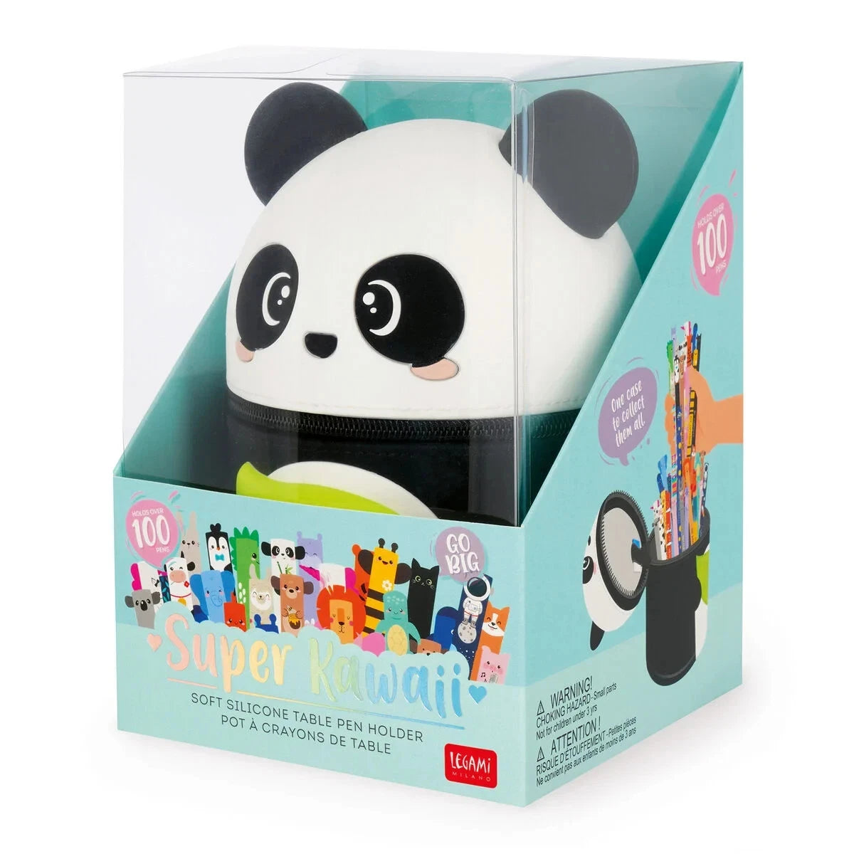 Astuccio in Silicone Morbido Panda - Legami | Pencil Case Kawaii