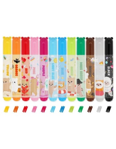 Set 12 Pennarelli Teddy Friends - Legami