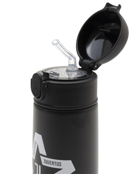 Borraccia Termica Juventus FC Ufficiale by Seven - Acciaio Inox 500ml - Bianco/Nero