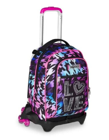 Seven Zaino Trolley 3 Ruote Glow Love 34 LT con Cross-Over System